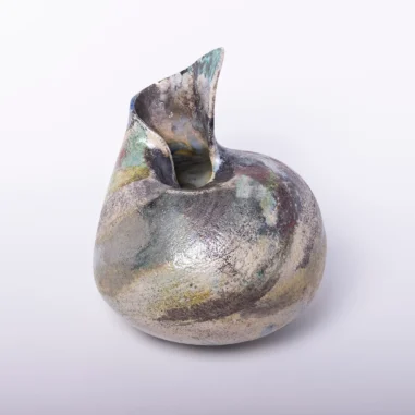 Esempio di Ceramica realizzata con tecnica di cottura Raku | AIEM Studio Ceramica